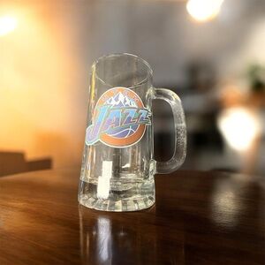 Utah Jazz Glass Stein